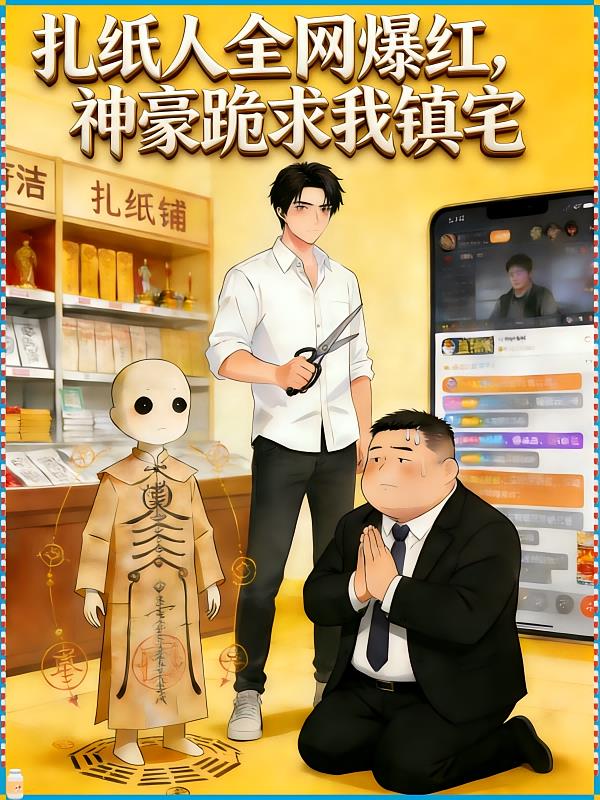 扎纸人全网爆红，神豪跪求我镇宅